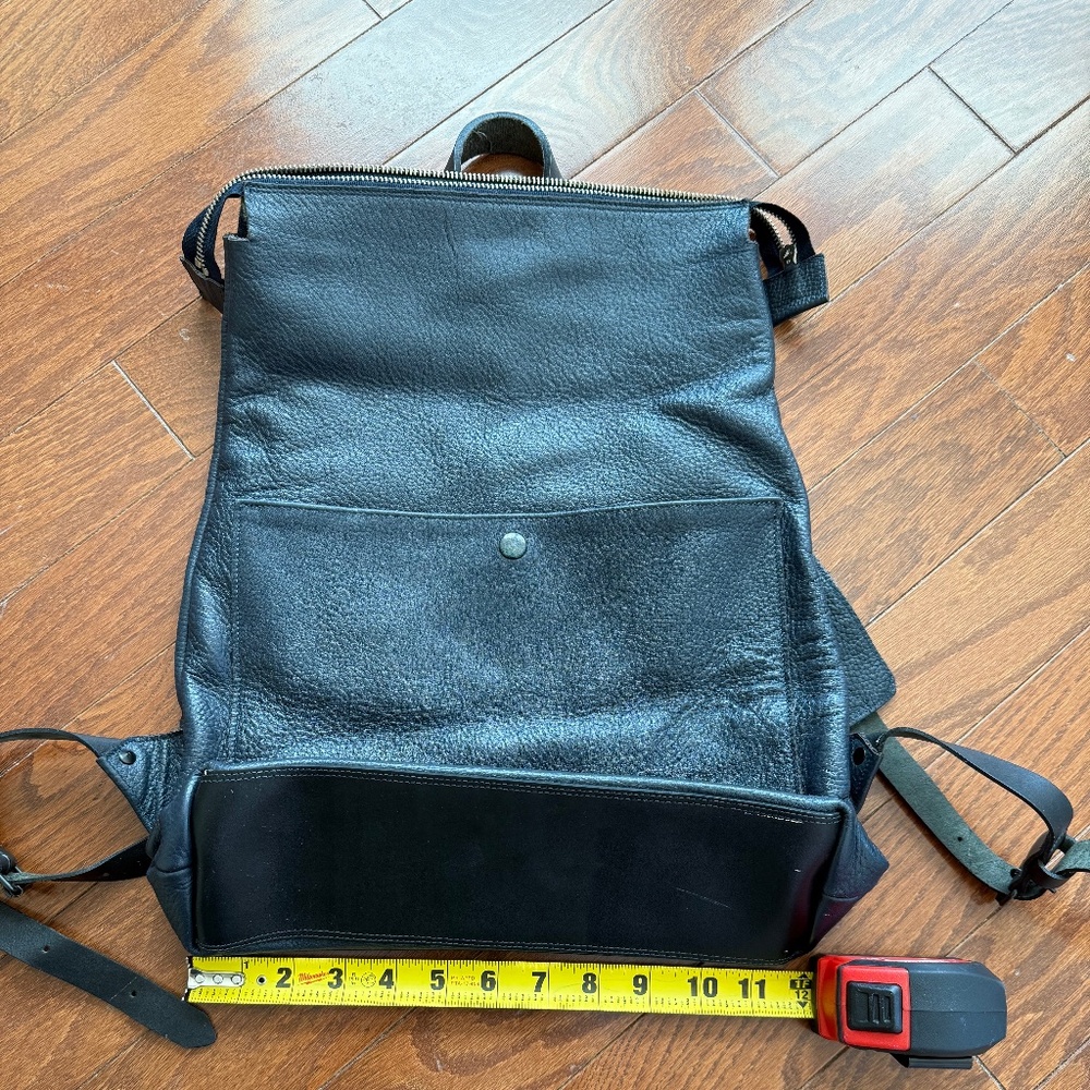VIRRONEN leather backpack - Picture 5 of 11